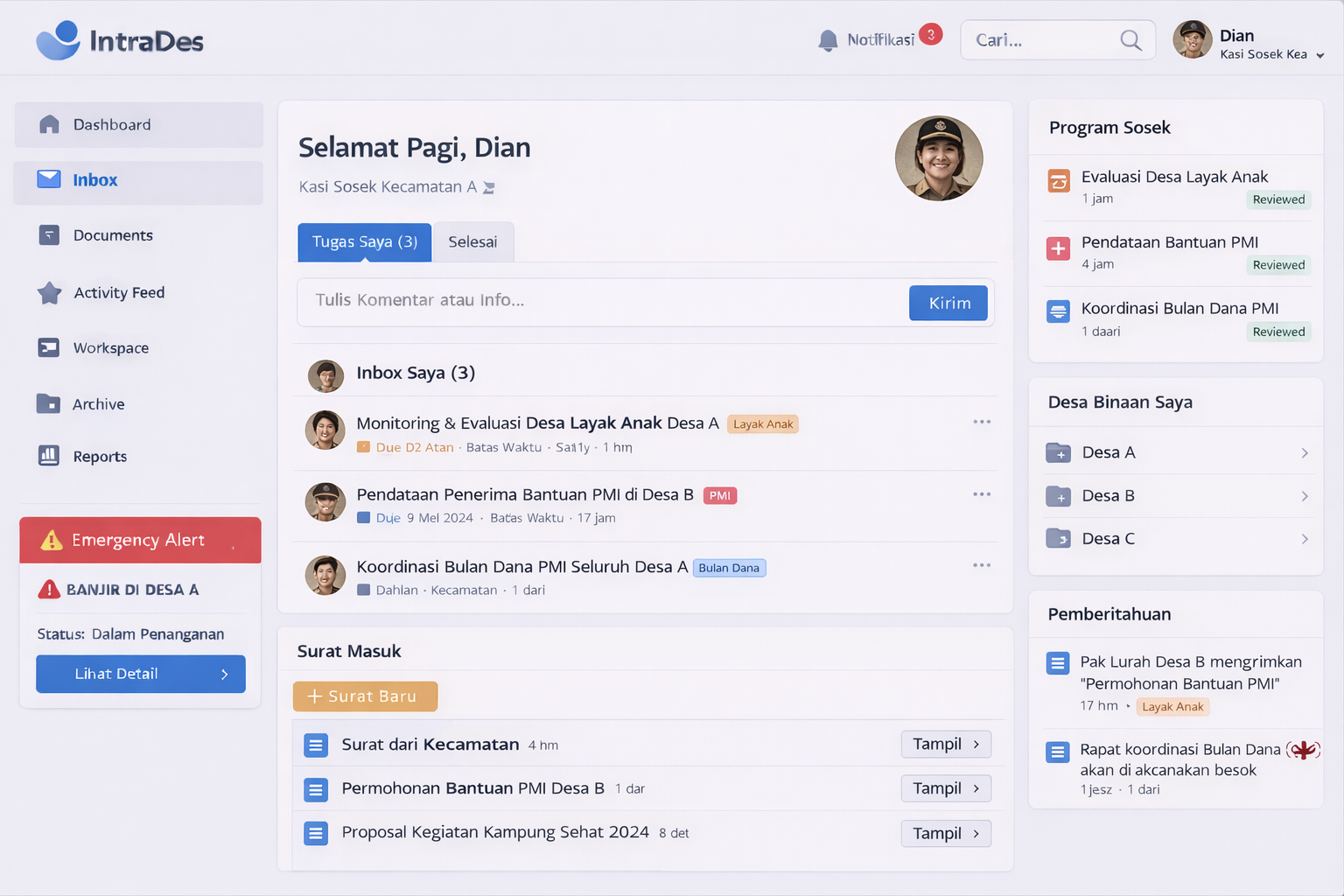 Kasi Sosial Ekonomi Kecamatan