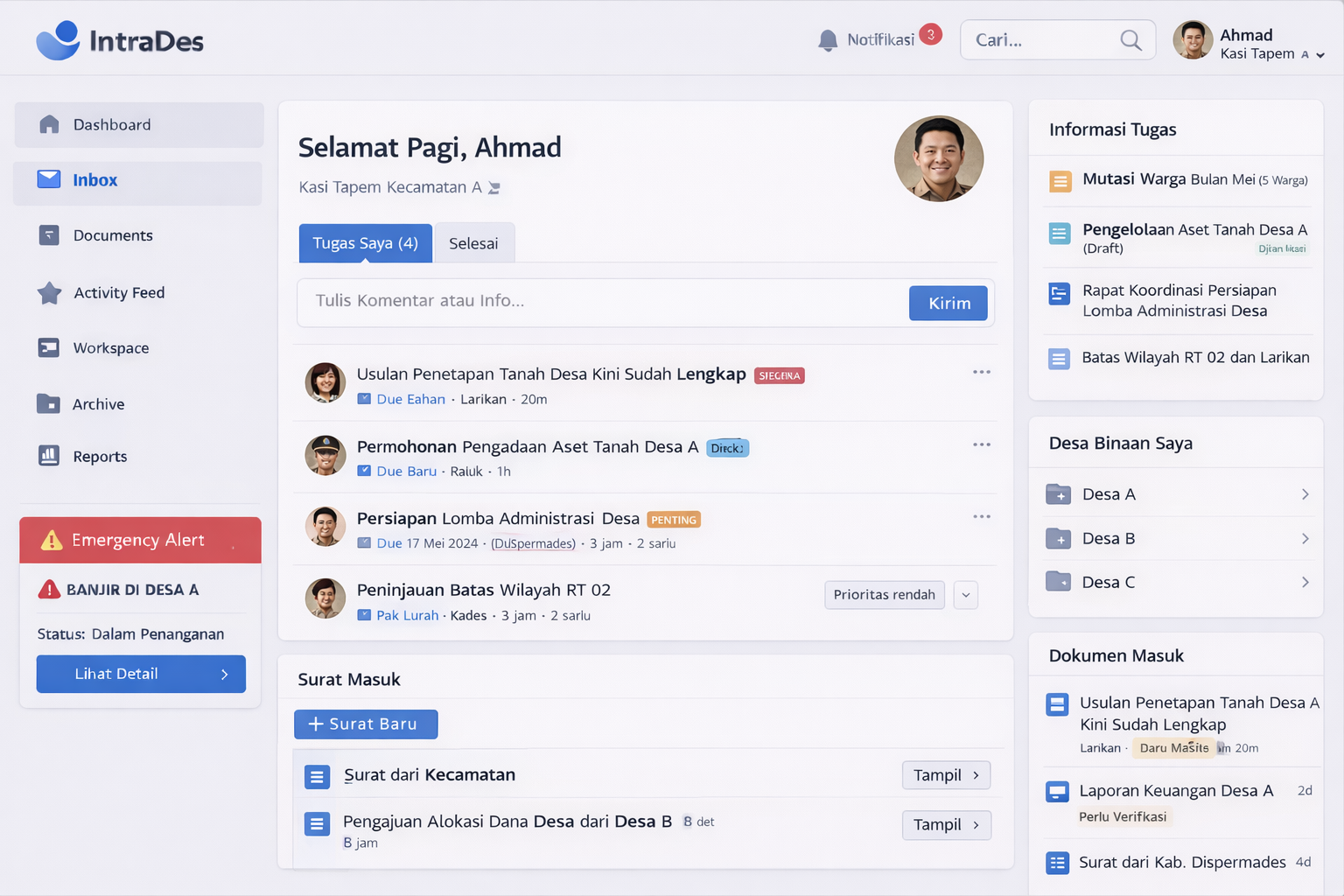 Kasi Tata Pemerintahan Kecamatan